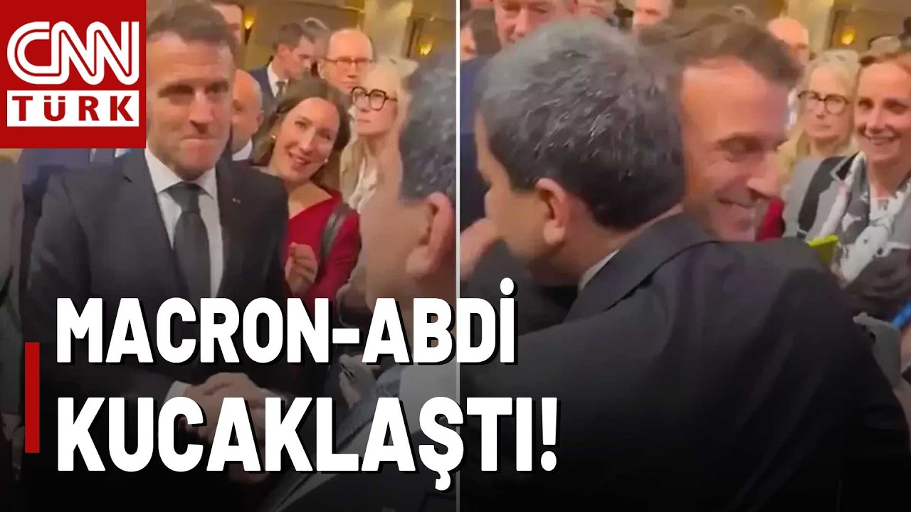 Macron ve YPG Elebaşı Abdi'den Samimi Pozlar! O Görüntüler Büyük Tepki Topladı!