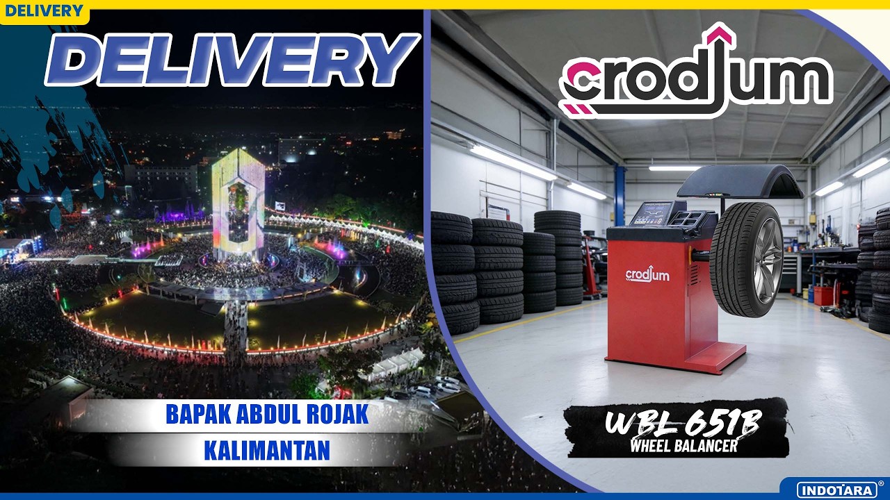 DELIVERY CRODIUM WHEEL BALANCER WBL-651B UNTUK BAPAK ABDUL ROJAK - KALIMANTAN