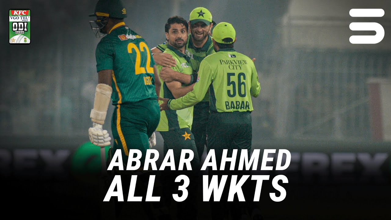 Abrar Ahmed 3 Wickets | Pakistan vs South Africa ODI Series 2025 | 1st ODI | PCB | M3U1K