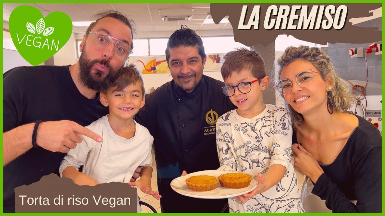 TORTA DI RISO VEGANA || cucina vegana con Emanuele Di Biase - VEGANOK academy