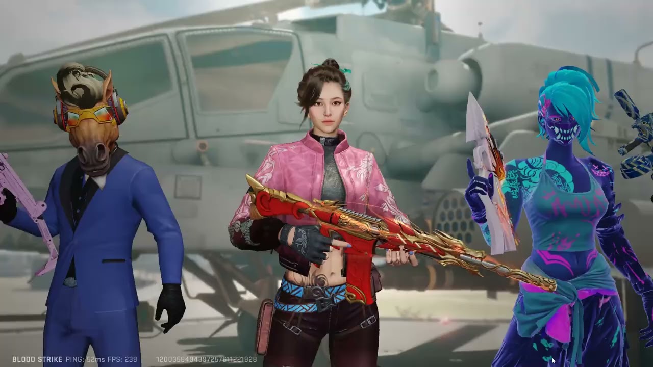 Using ONLY Melee to Win in Blood Strike (Mission Impossible)