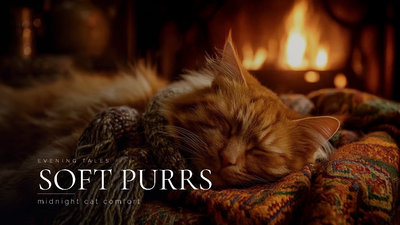 Calming Late Night Jazz and Gentle Purrs for Cat Anxiety and Owner Relaxation Lullaby 🐱