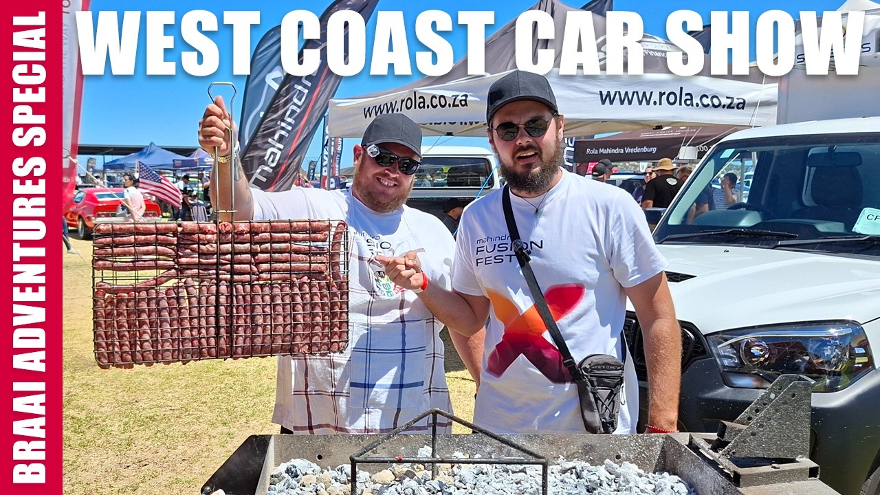 Vintage Cars & a 60-Person Braai in Langebaan | West Coast Car Show 2026 - Braai Adventures Special