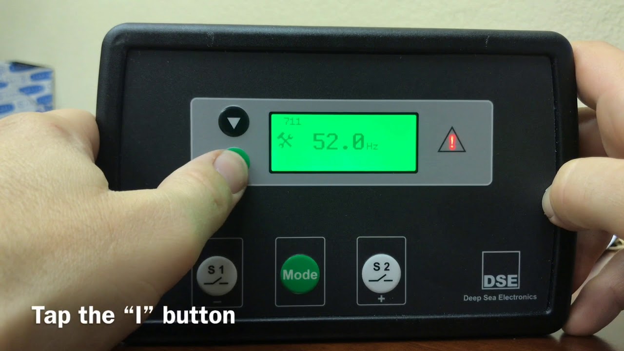 Deepsea 331 Controller Parameter Change