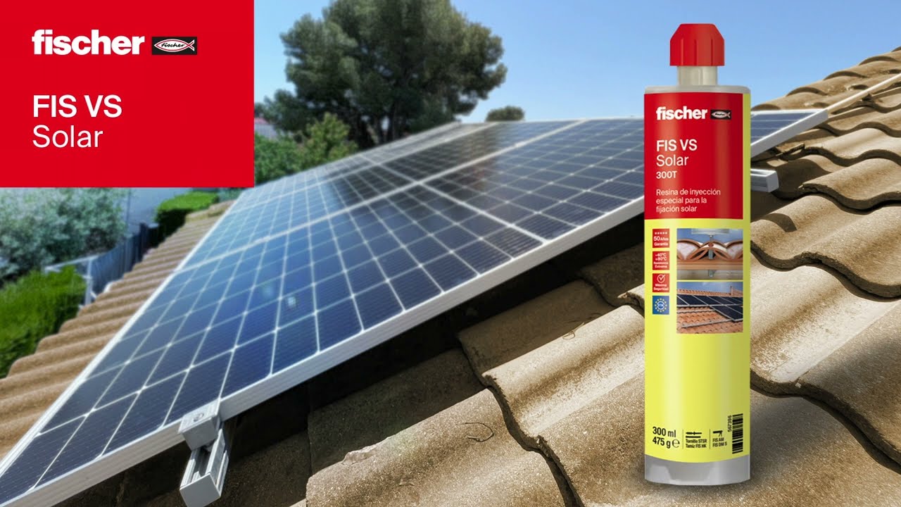 Taco Químico fischer FIS V Solar, 50 años de vida, especial para instalación paneles FV.