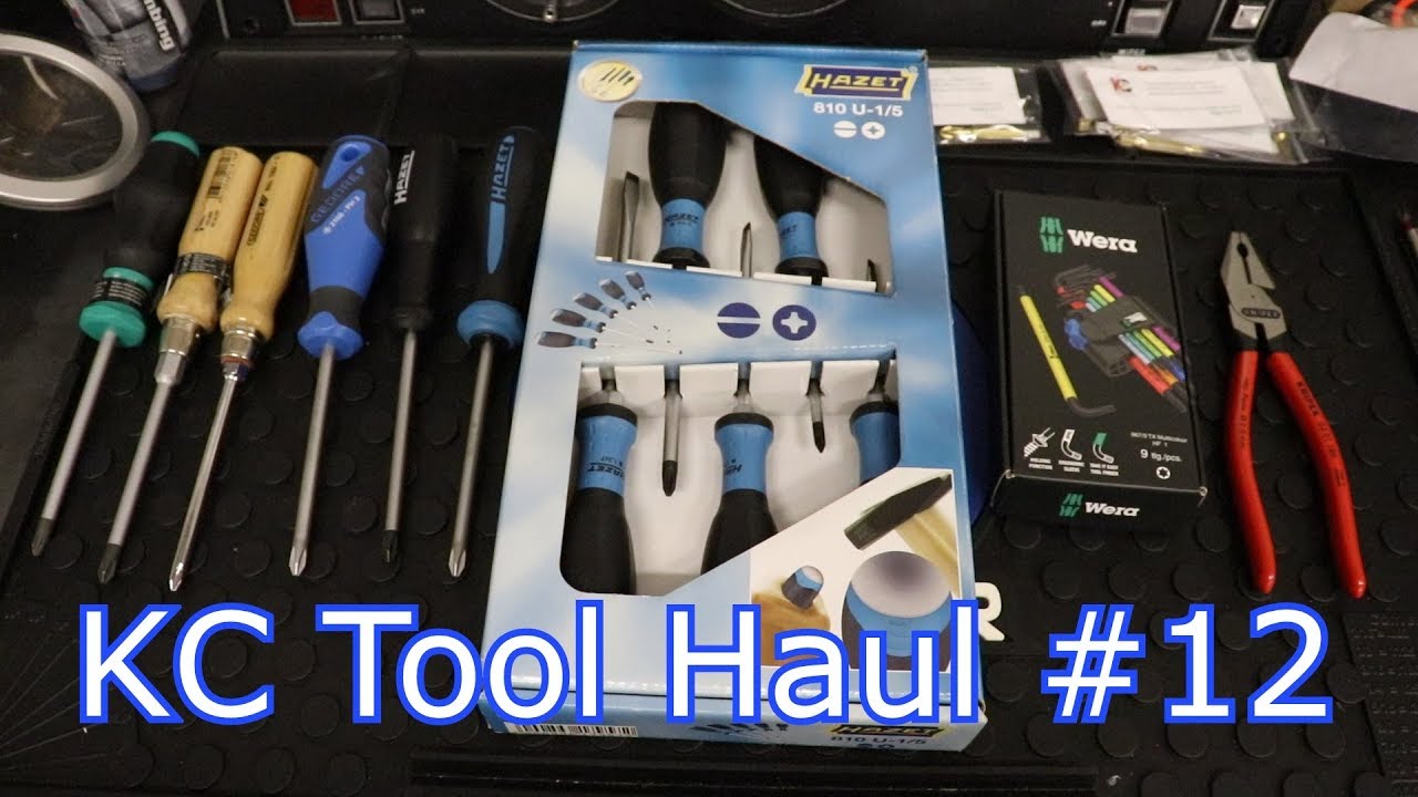 KC Tool Haul #12: Wera Torx L-Keys, Knipex Pliers, and Screwdrivers from Wera, Gedore, and Hazet!