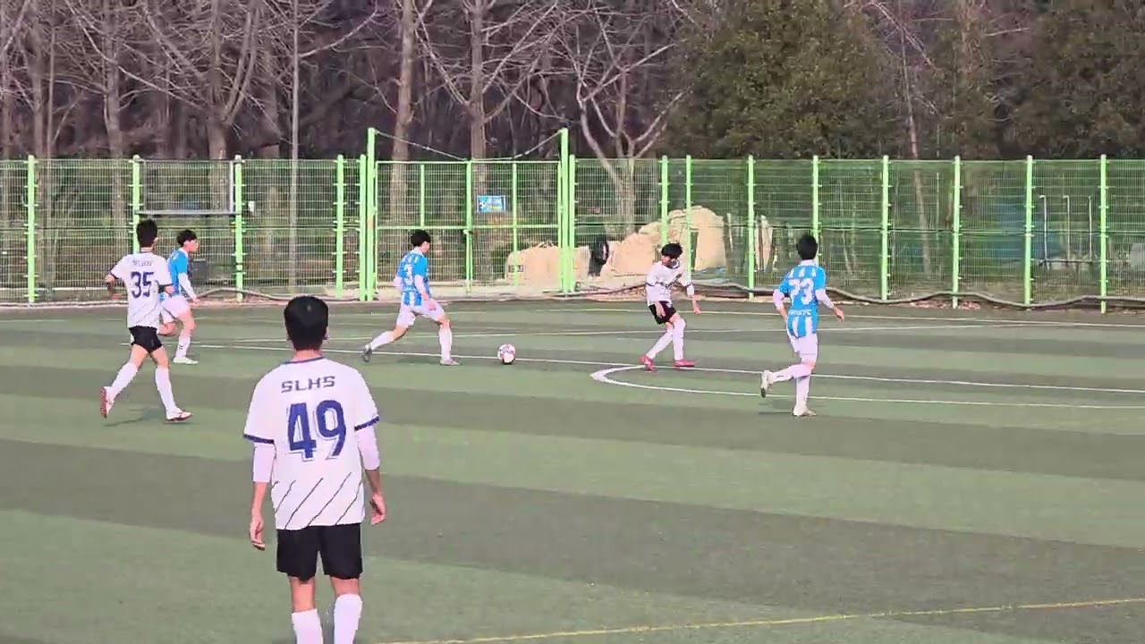 진학경기(1학년) 후반전 신라고등학교 : 울산울브스FC U-15 2026-03-11  경주 황성4구장