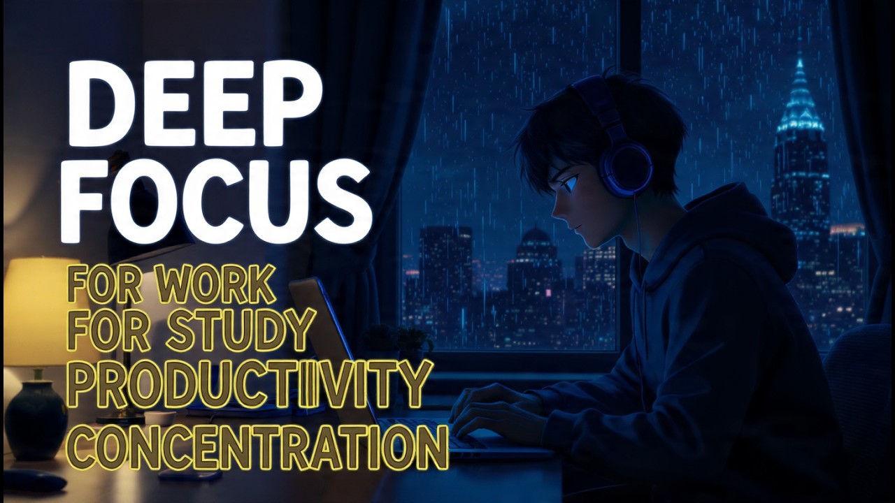 🔴 LIVE Deep Work Music | Smooth Ambient Background for Study and Productivity