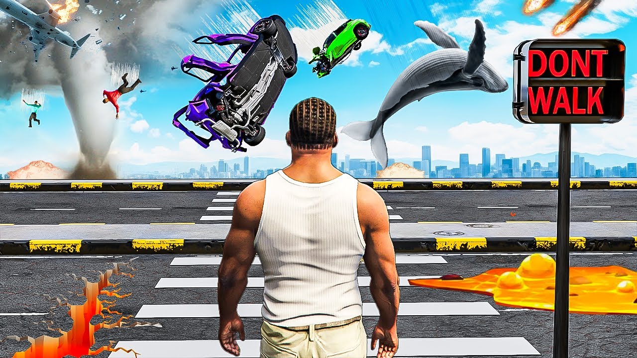Can I obey the law while chaos happens in GTA 5?
