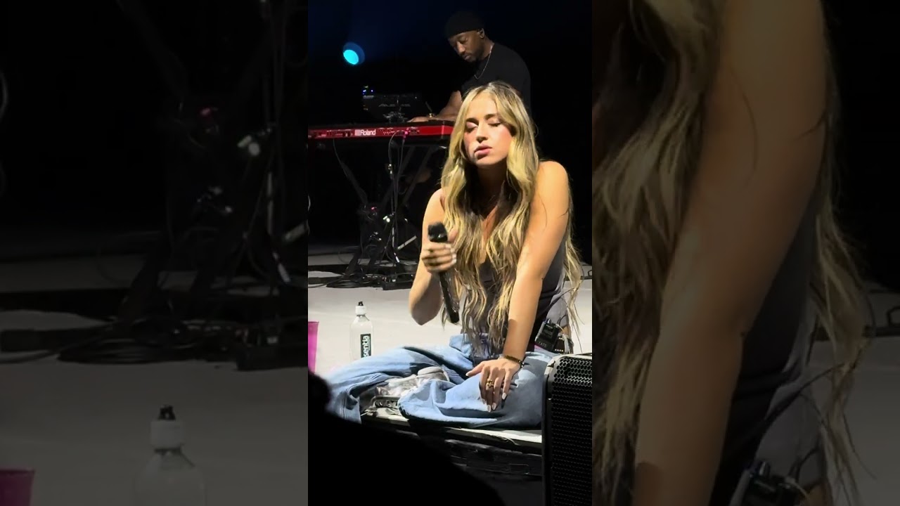 Tate McRae performing Plastic Palm Trees Live at VIP Soundcheck in Phoenix AZ 7/14/24 #fyp