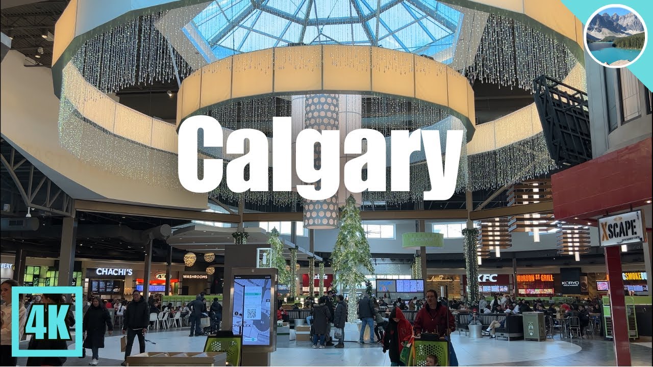 🎁 Walking Tour of CrossIron Mills near Calgary (Boxing Week!) 🇨🇦