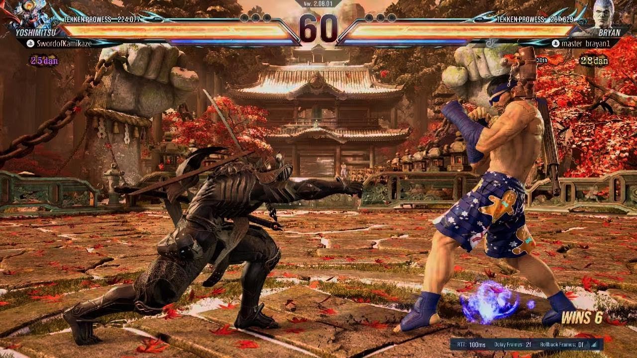 Yoshimitsu beats Bryan in Genmaji Temple ⚡⚡