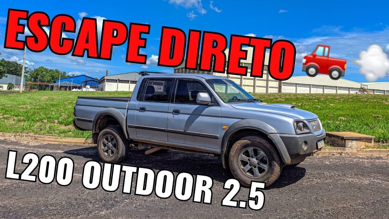 L200 OUTDOOR COM ESCAPE DIRETO 🚜💨🔝 