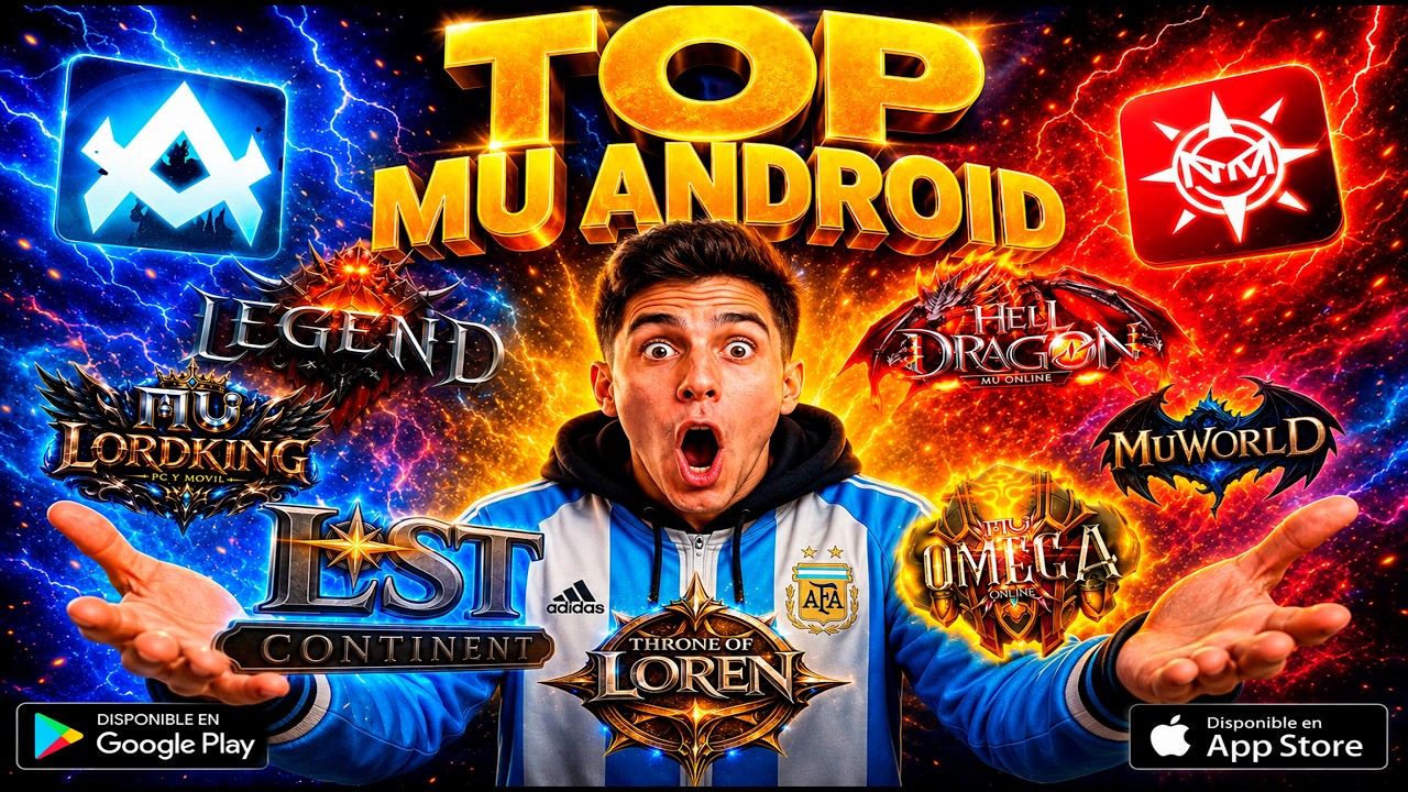 🔥TOP DE SERVIDORES MU ONLINE PARA MOBILE🔥