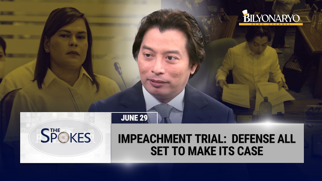 Inside the defense strategy: Atty. Michael Poa on the VP Sara Duterte impeachment trial | The Spokes