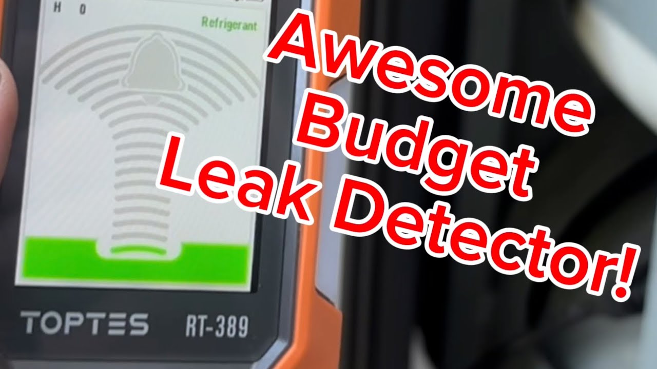 Perfect Budget Leak Detector! TOPTES RT-389 Refrigerant Leak Detector! 