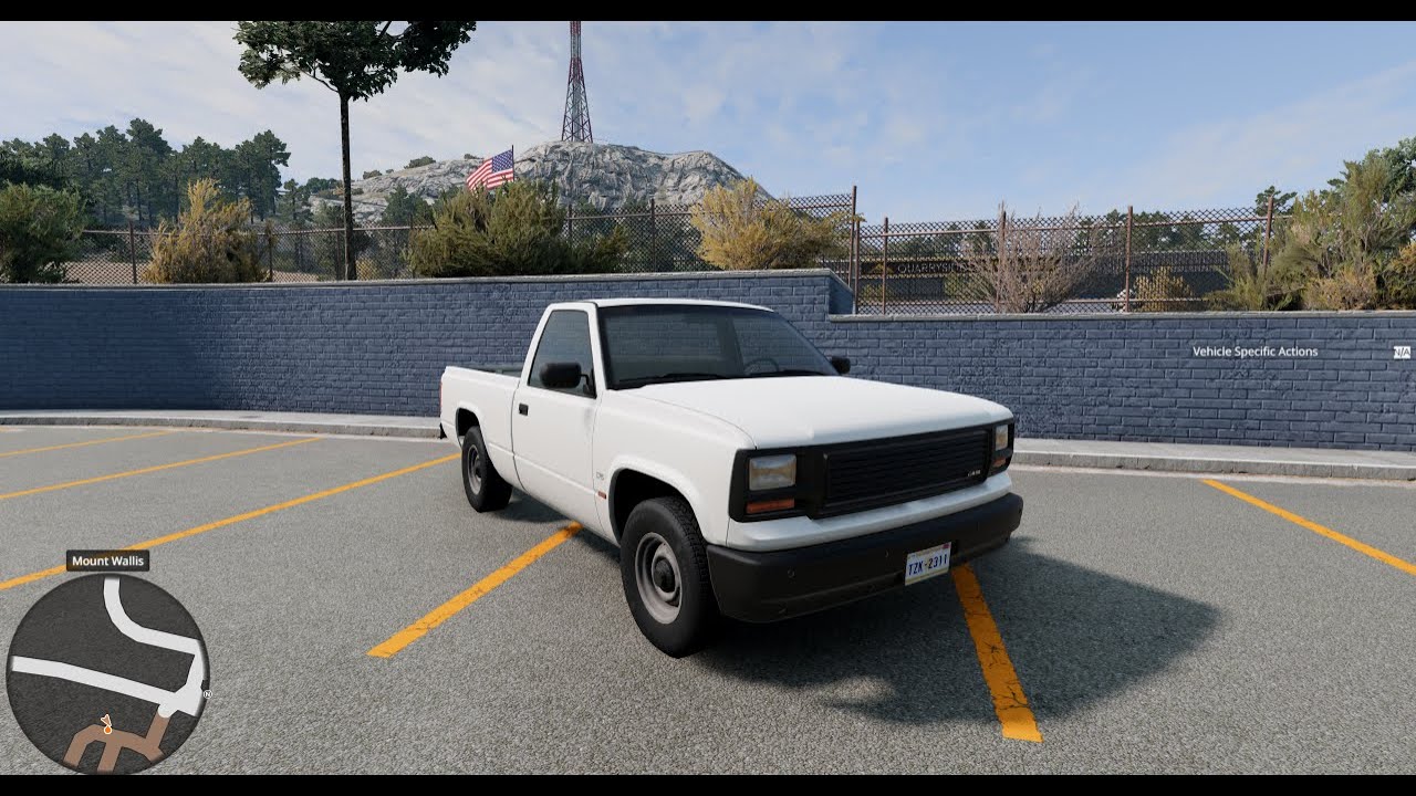 BeamNG Drive pickup truck build