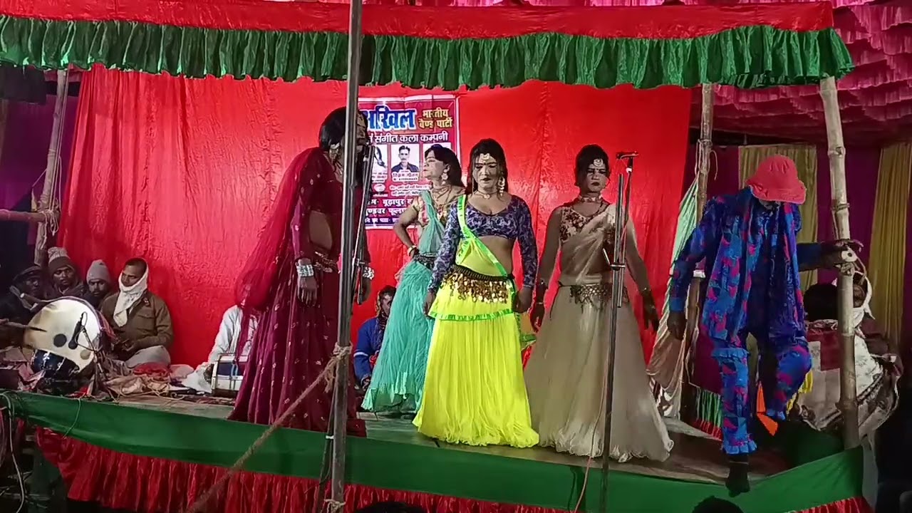Nautanki nach program || मेला देखय ना जाबे स्वर #अखिलेश डांसर फूलपुर आजमगढ़