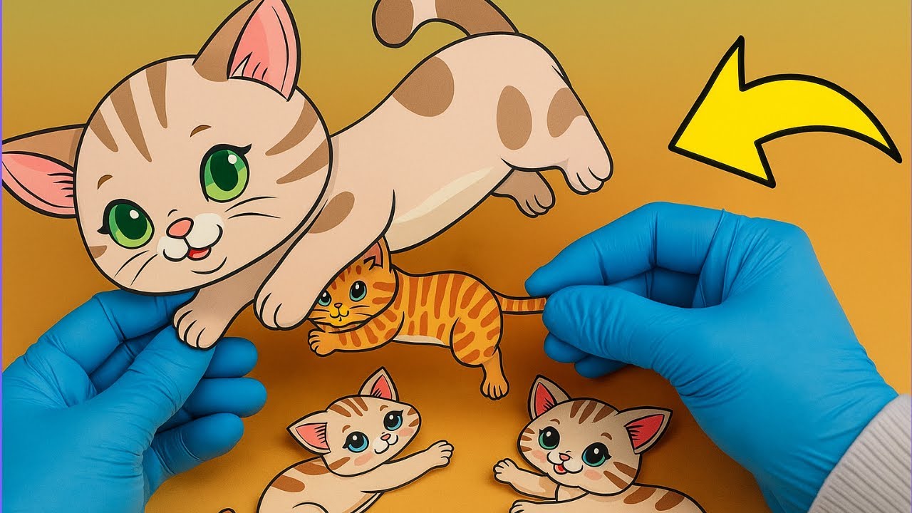 🐱 Urocze Gadżety dla Kotka DIY! | Proste i Zabawkowe Rękodzieło z Kartonu ✂️🎨