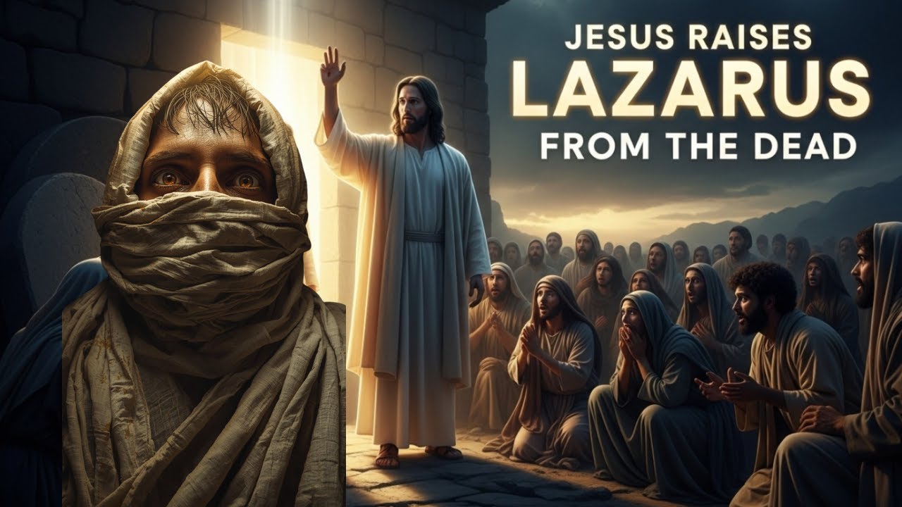 Jesus Raises Lazarus From the Dead ✝️  The Greatest Miracle of Faith, Hope, and Resurrection