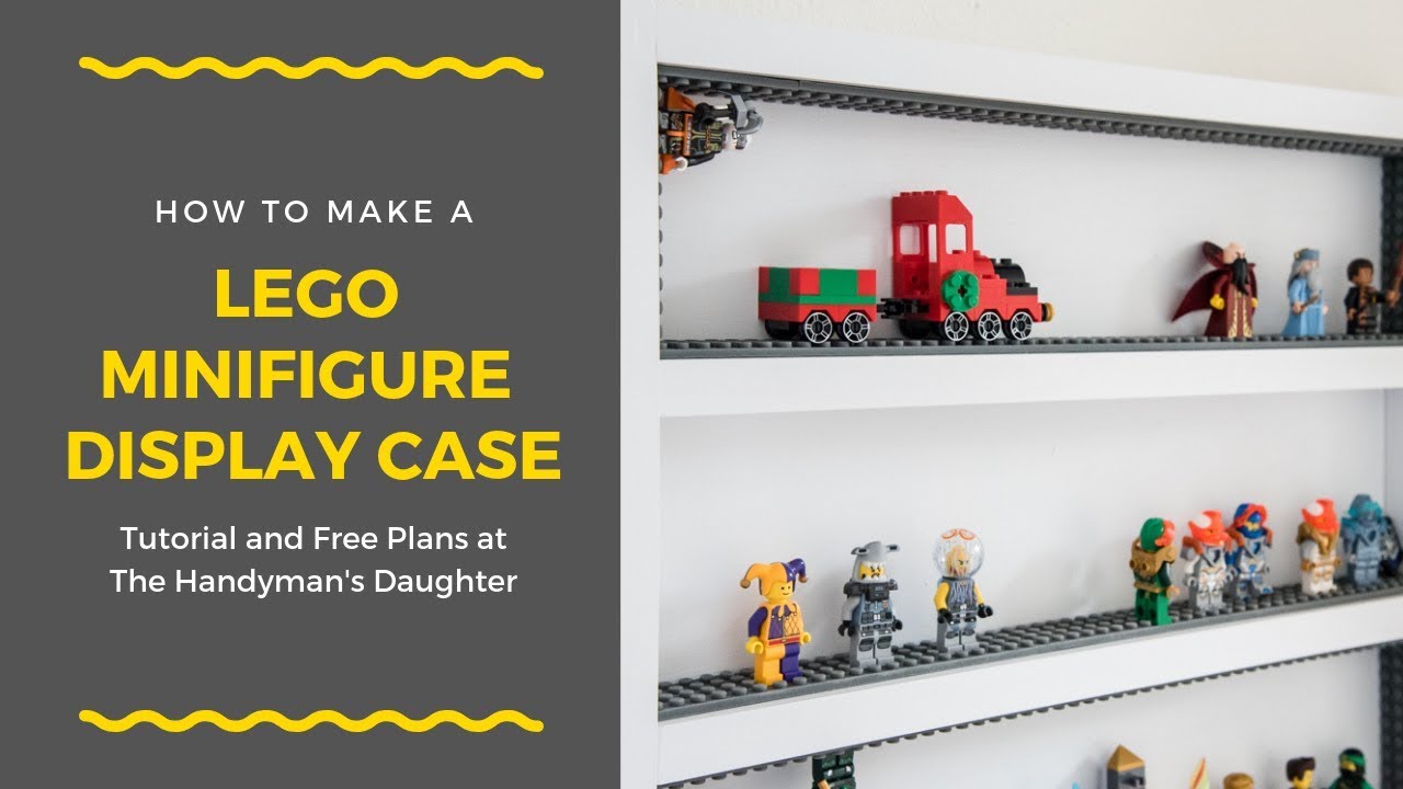 DIY Lego Minifigure Display Case