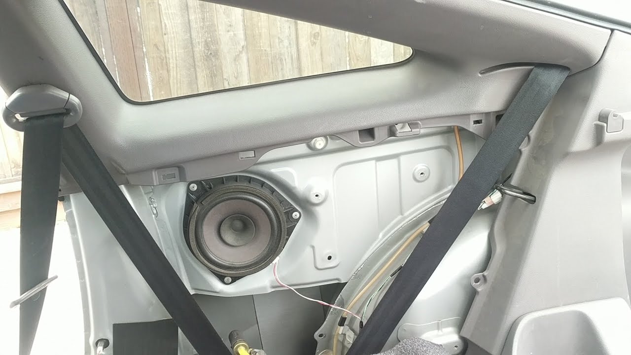 How To Install Rear Speakers Toyota Celica