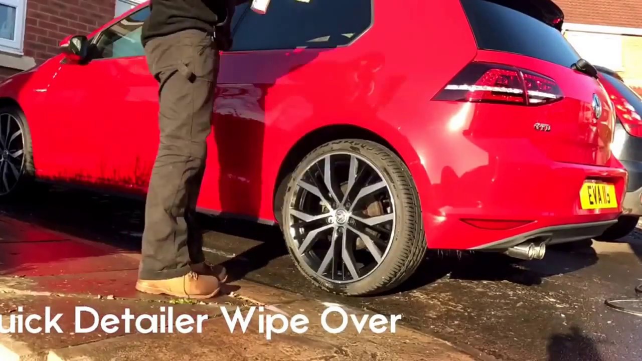 Mk7 Vw Golf Gtd Maintenance Detail using Autofinesse by South Wales Car Care