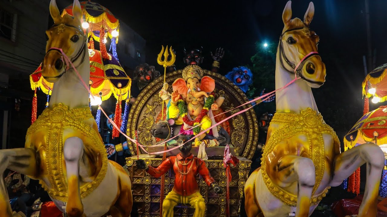 Ganesh Nimajjnam Shobayatra 2021 | Parshigutta Laddu anna Ganesh Nimajjnam 2021 | #GaneshNimajjnam