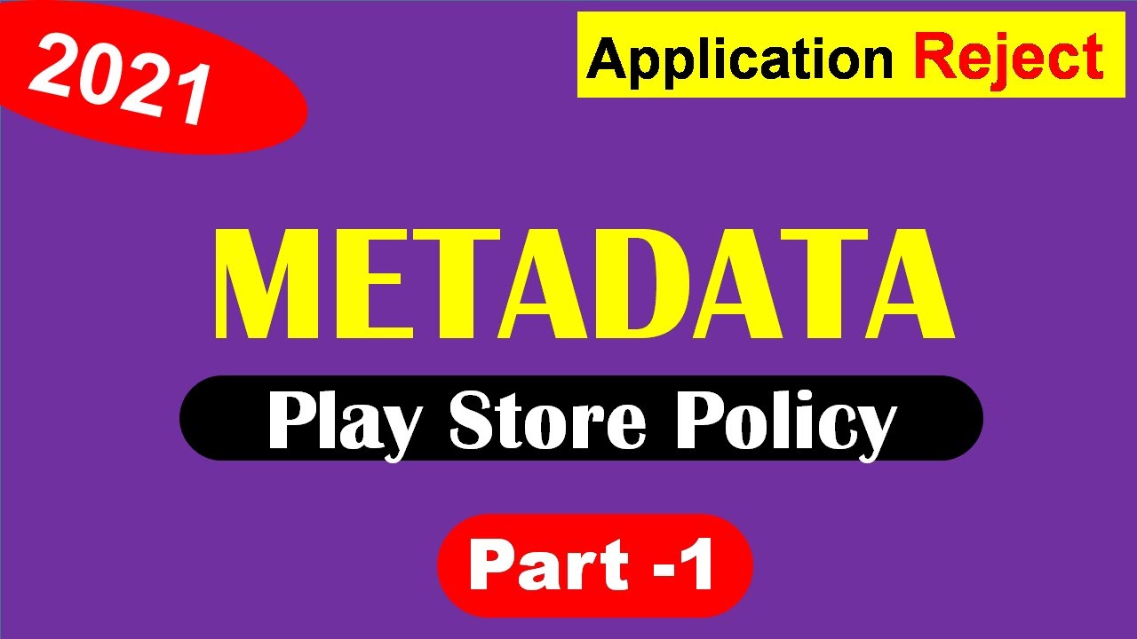 Metadata Policy | Metadata Policy violation | How to fix it | What is Metadata Violation | In Hindi