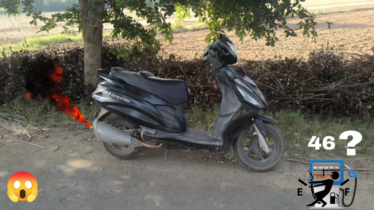 Hero maestro edge 110cc mileage test🫴 engine repair hone k baad aisa mileage degi socha nhi tha 😨