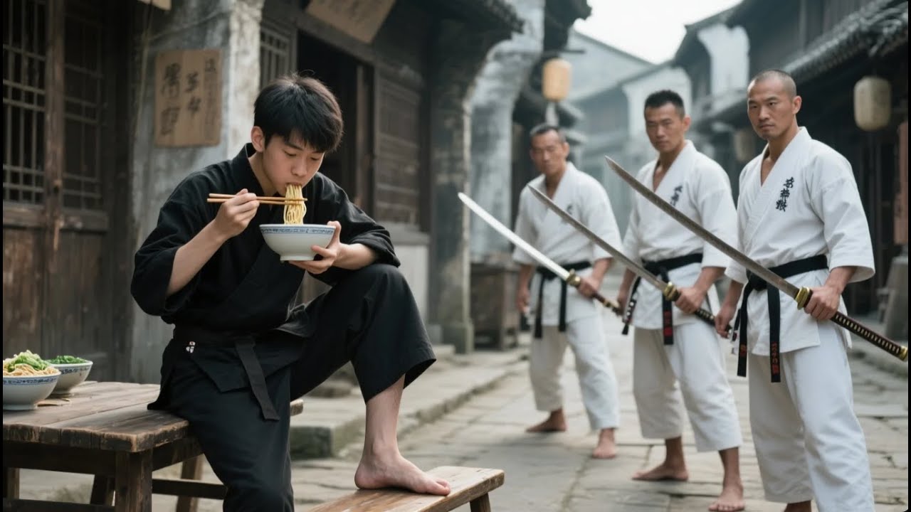 三個日本空手道高手圍攻小夥，不料被小夥一拳秒殺！功夫 | 動作 | 武俠