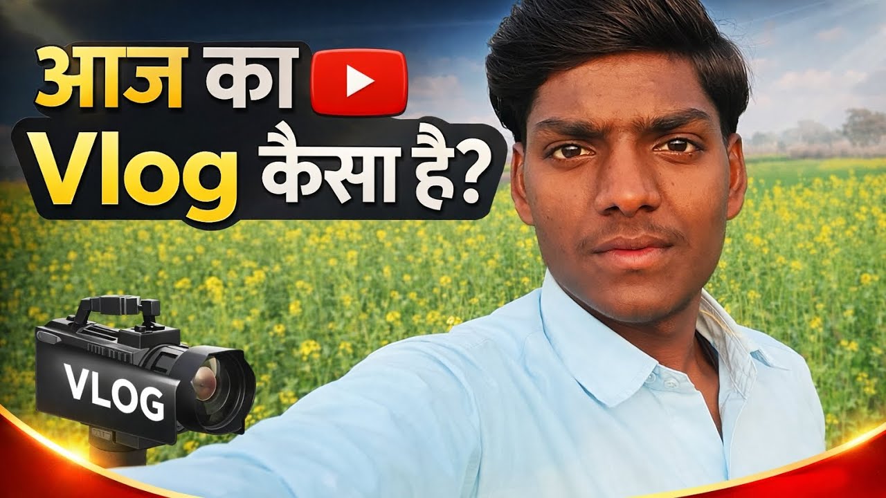 Aaj का Vlog कैसा Hai #AajKaVlog#VillageVlog#DailyVlog#IndianVlogger#GaonLife#MustardField