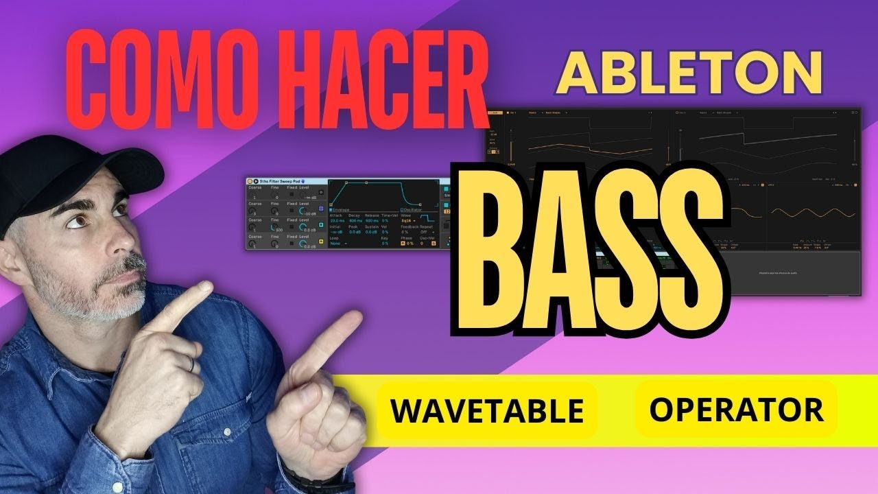 Bajos TECH HOUSE Potentes y MELODIC TECHNO: Tutorial Ableton (Operator & Wavetable)