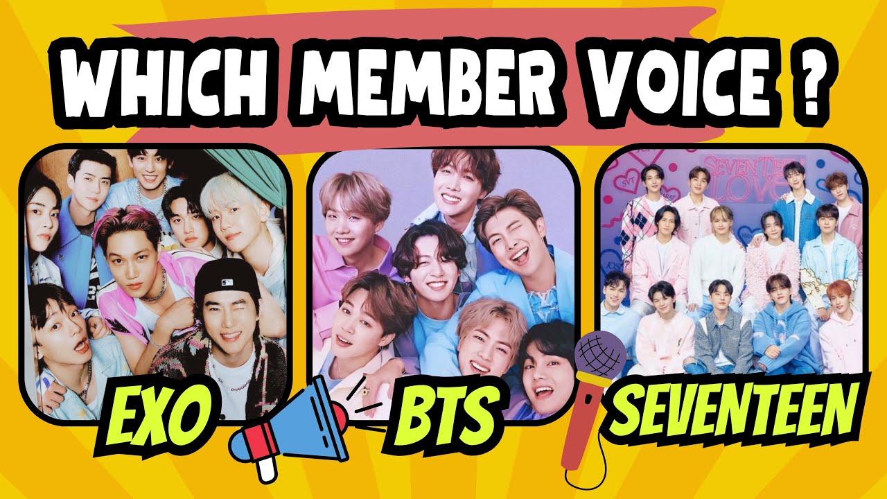WHO'S SINGING (EXO OR BTS OR SEVENTEEN MEMBER?) !!! | KPOP GAMES 2023 | KPOP QUIZ 2023