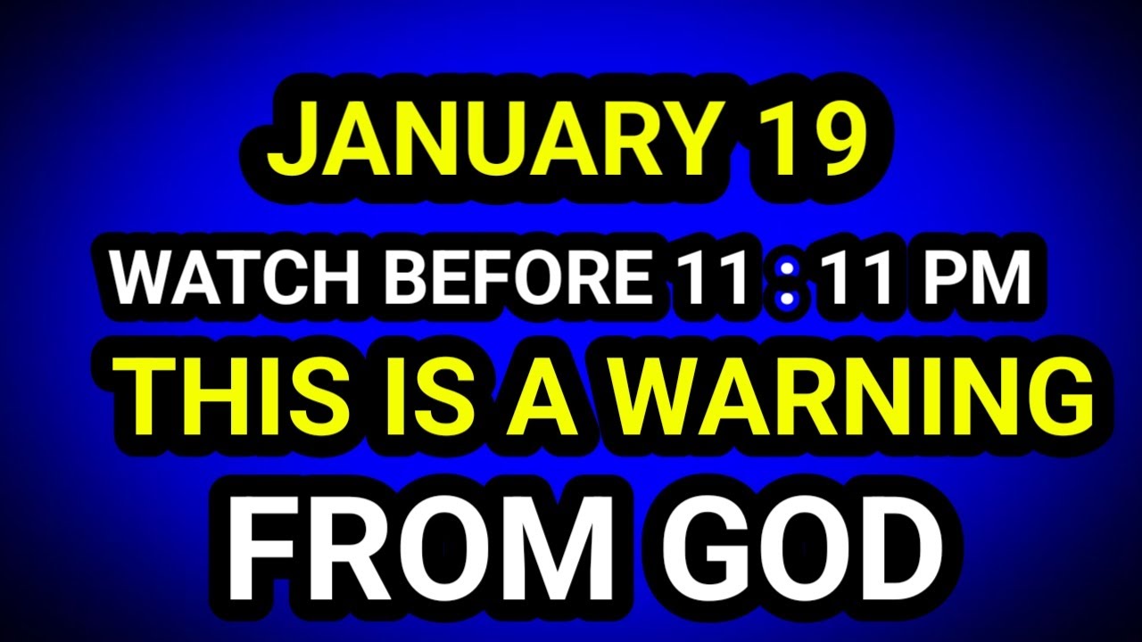 Chosen One — Warning From God: You Are About to Become a Millionaire