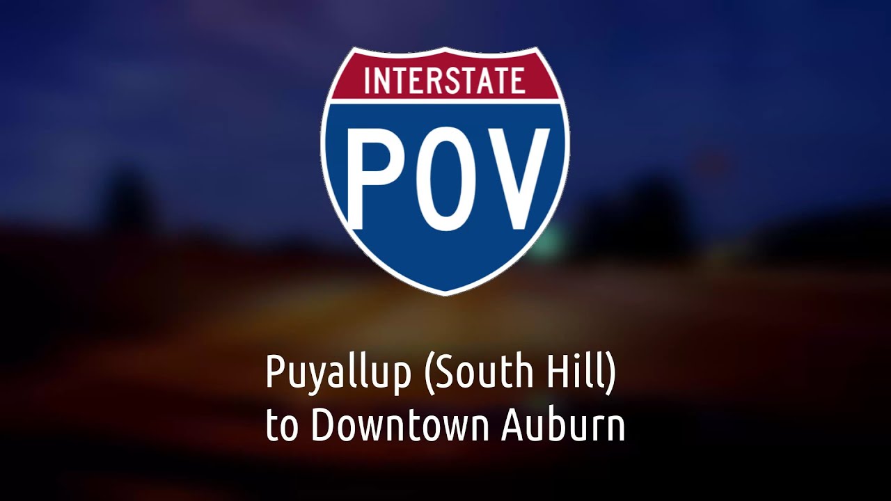 Driving through South Hill (Puyallup) and on to Auburn, WA via WA-161, WA-512, WA-167 and WA-18 | 4K