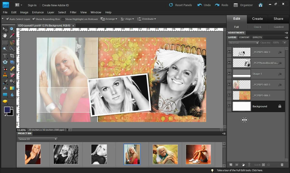 Photoshop Elements - Designer Photo Frames