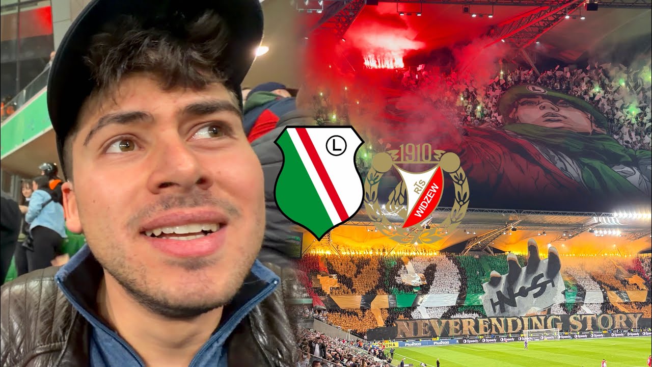 DAS war mein BESTES Stadionerlebnis😍 | Legia Warschau vs Widzew Ł&oacute;dź | Stadionvlog