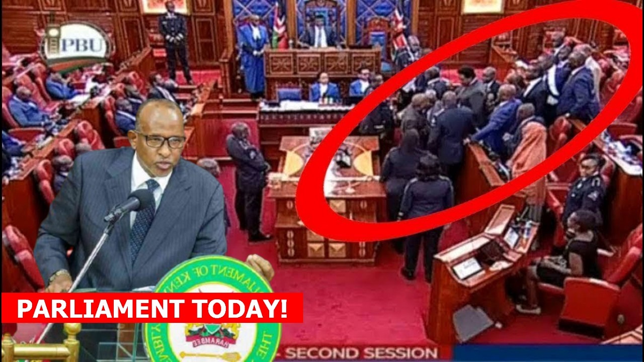 DRAMAT!! Duale prawie pobity w parlamencie podczas obrony umowy Kenia-USA w sprawie Eboli!🔥