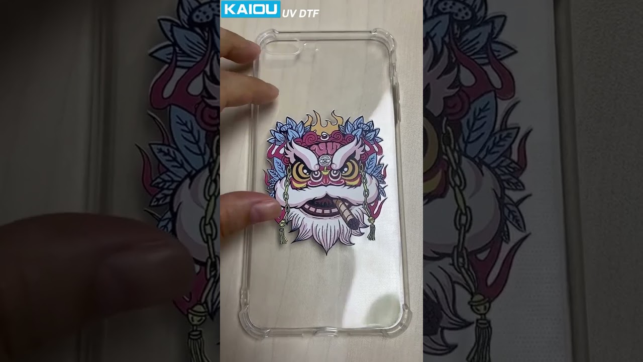 A3 UV DTF printing TPU phonecase