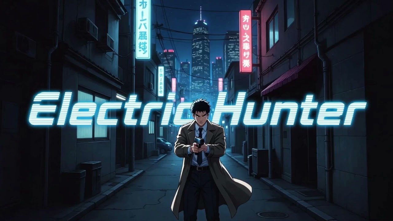 Electric Hunter - 🏙️ 都会の逃亡者 (Synth Pop Rock) [深夜集中]