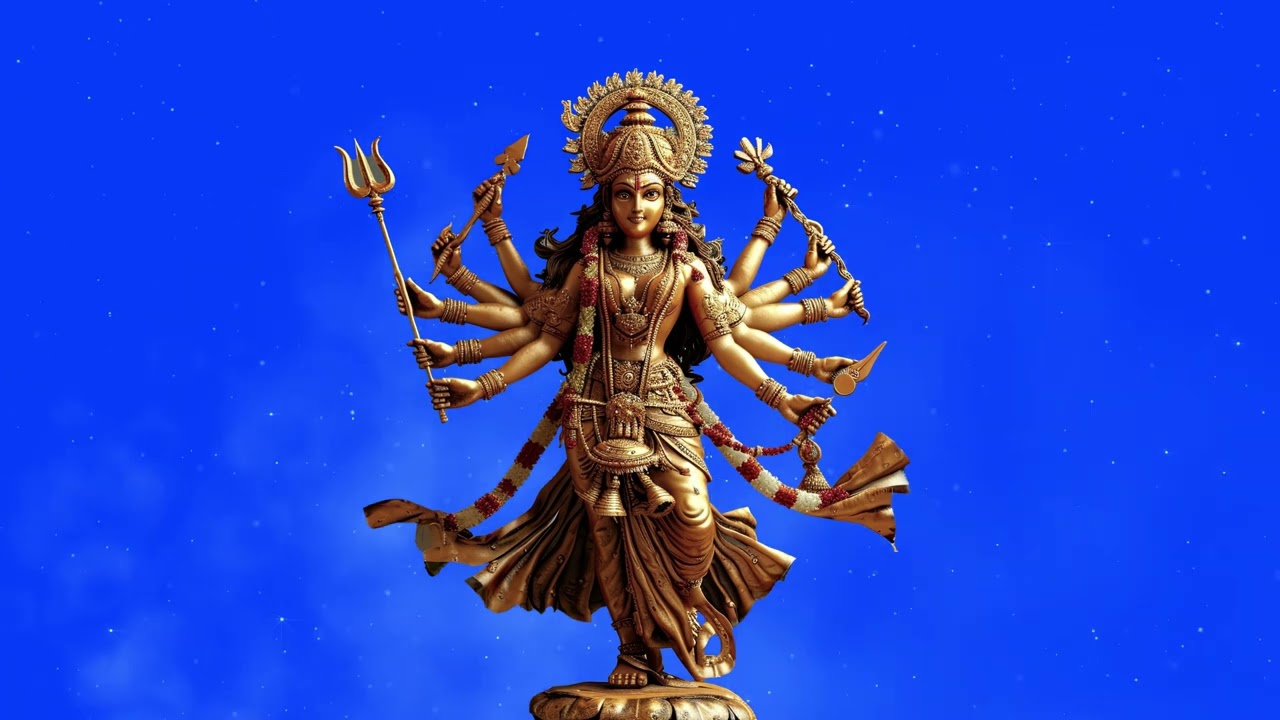 Durga Mata Green Screen Video | Durga Maa Green Screen Animation | Navratri