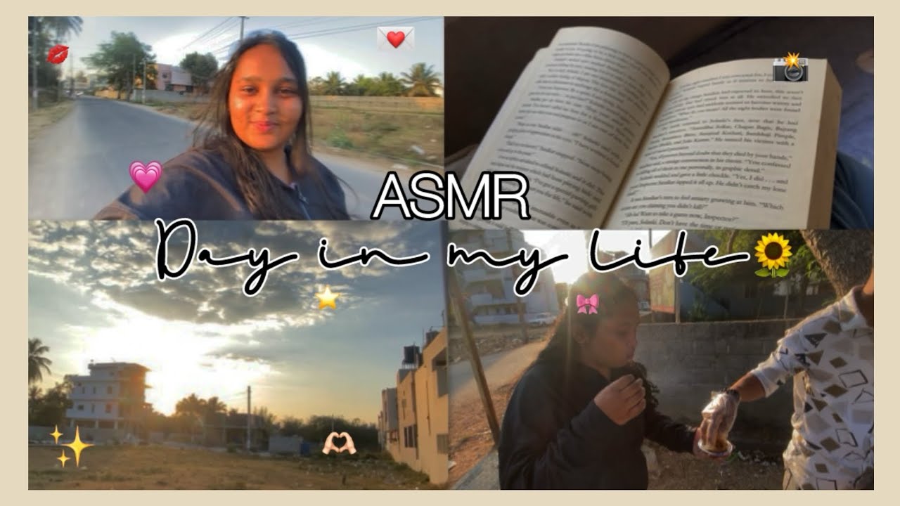 ⭐️Realistic ASMR day in my life⭐️|| asthetic vlog|| harshitha vlogs|| kannada||