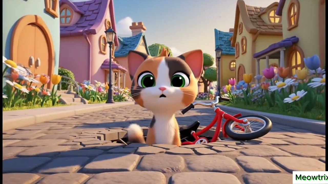 Cute Kitten Falls Into a Hole 😿 | Cat Cartoon Adventure Story for Kids