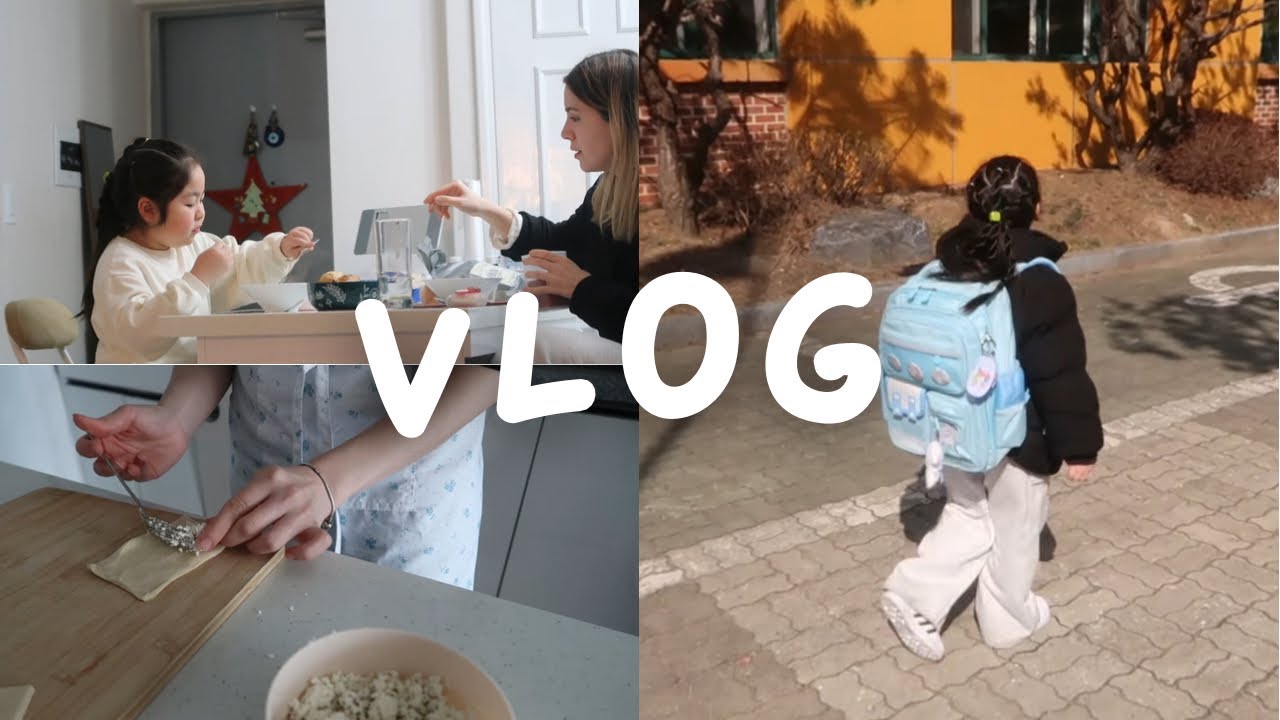 OKULA BAŞLADIK📚🏫-Kore/Türk Mutfağını Harmanladım-En Önemli Şeyi Nasıl Unutabilirim?