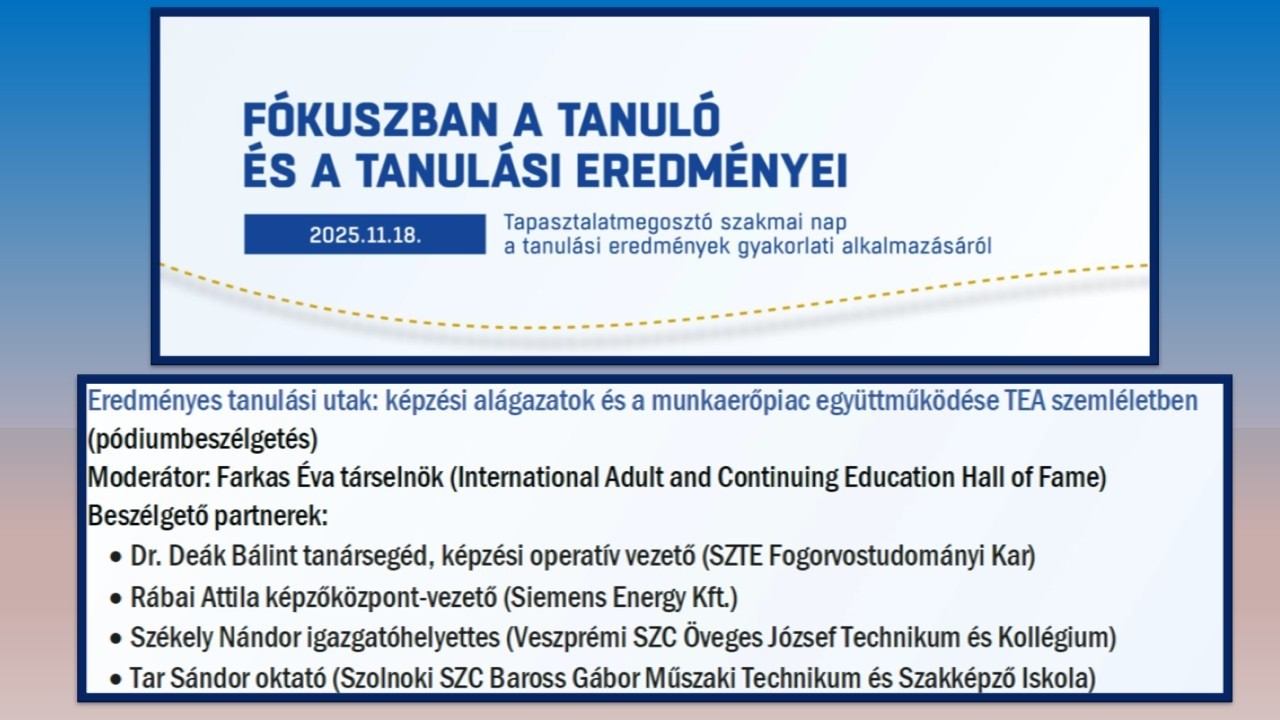 Panbeszélgetés a tanulási eredmény alapú szemlélet gyakorlati alkalmazásáról