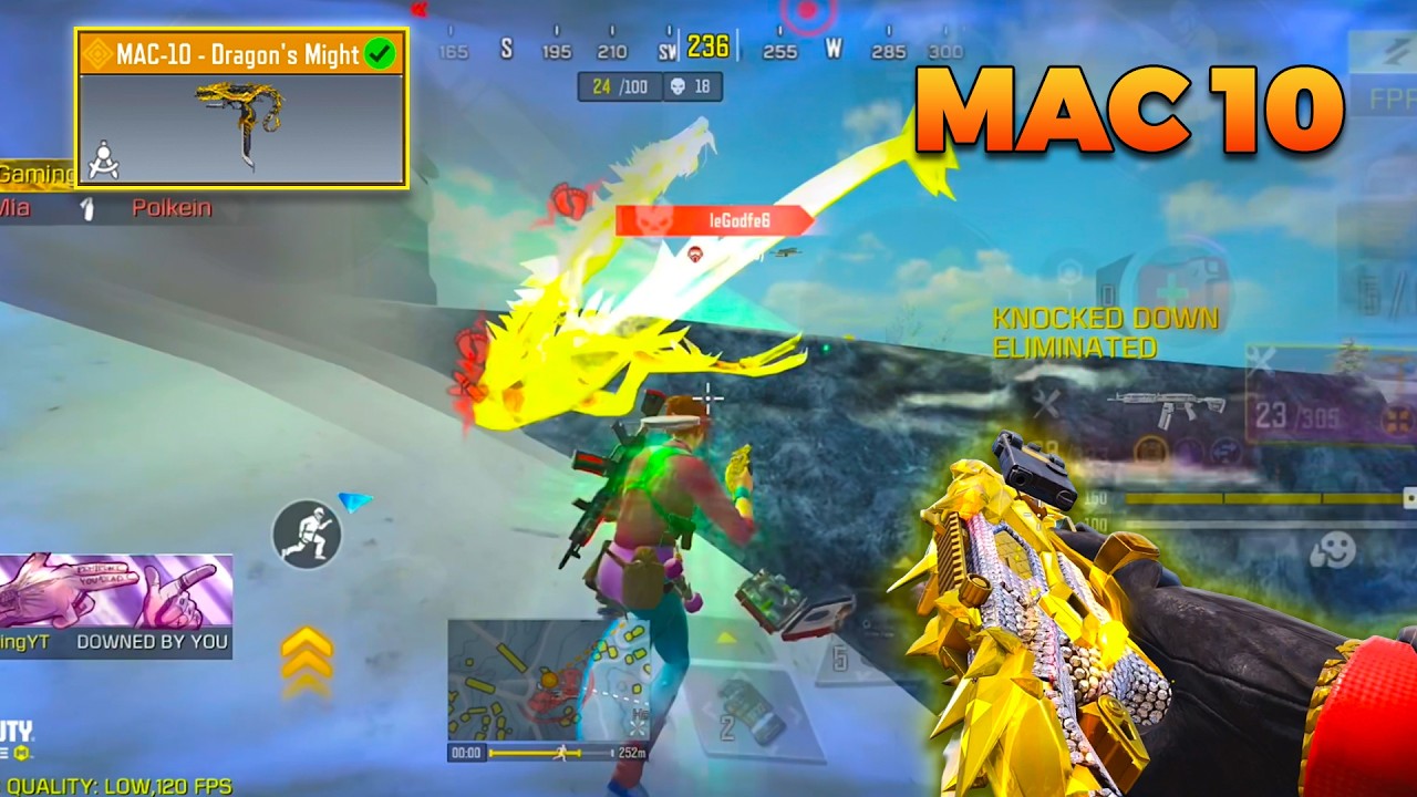 LEGENDARY MAC-10 is BACK in COD Mobile Again! ⚡ | MAC-10 GUNSMITH CODM BR