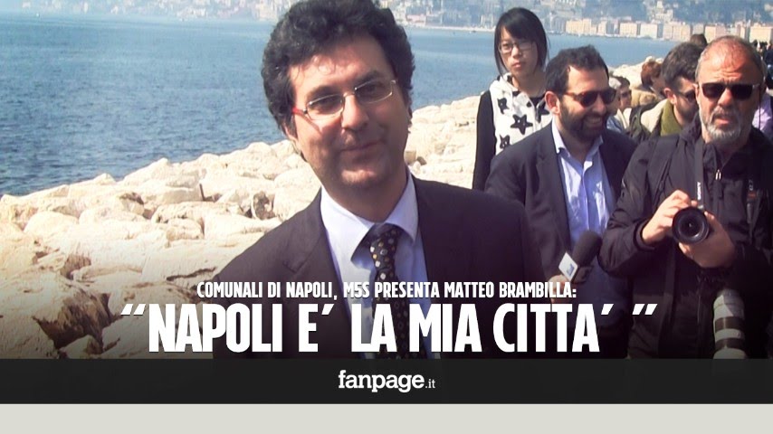 Comunali di Napoli, M5S presenta Matteo Brambilla: 