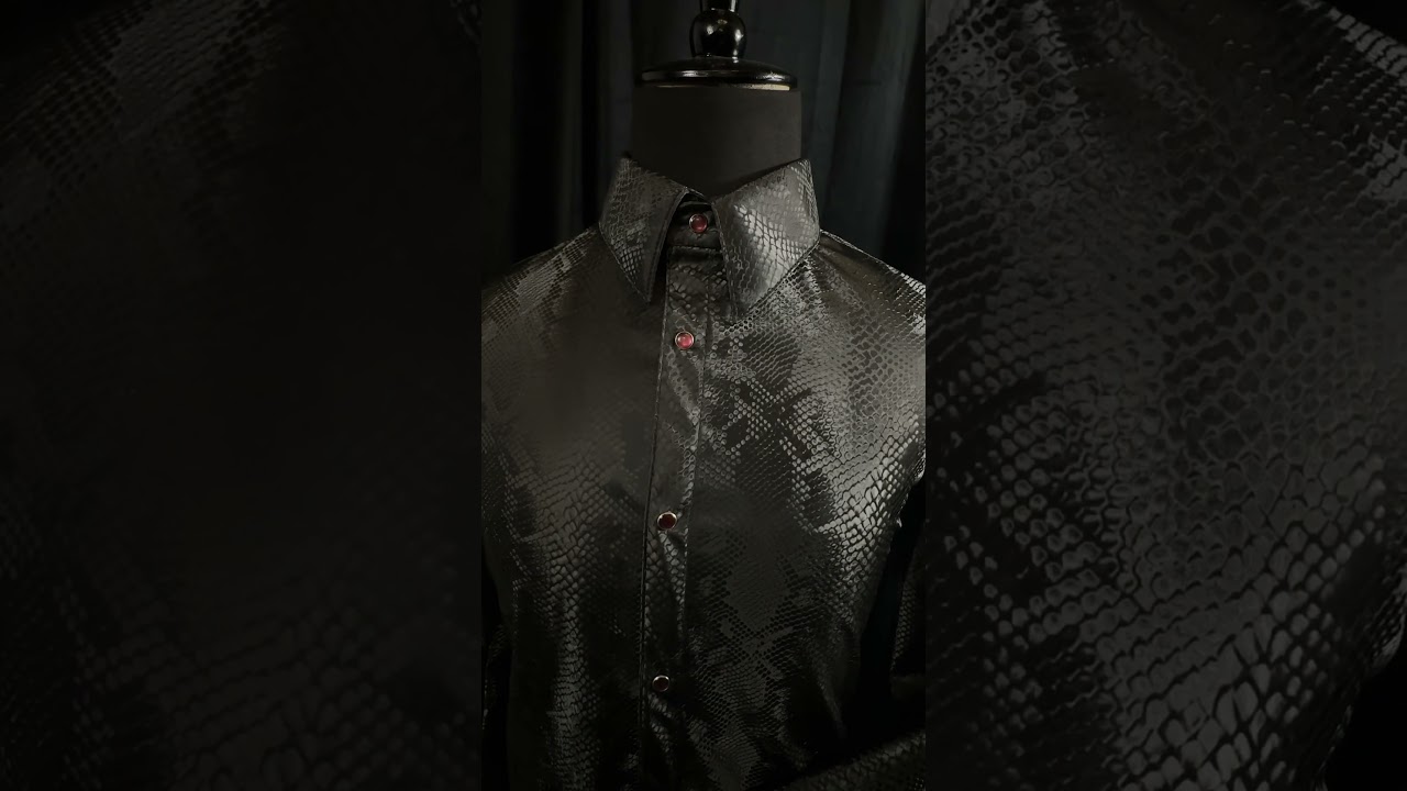 Snakeskin Dress Shirt | Svanlund | #scorpions #vegas #rockstyle