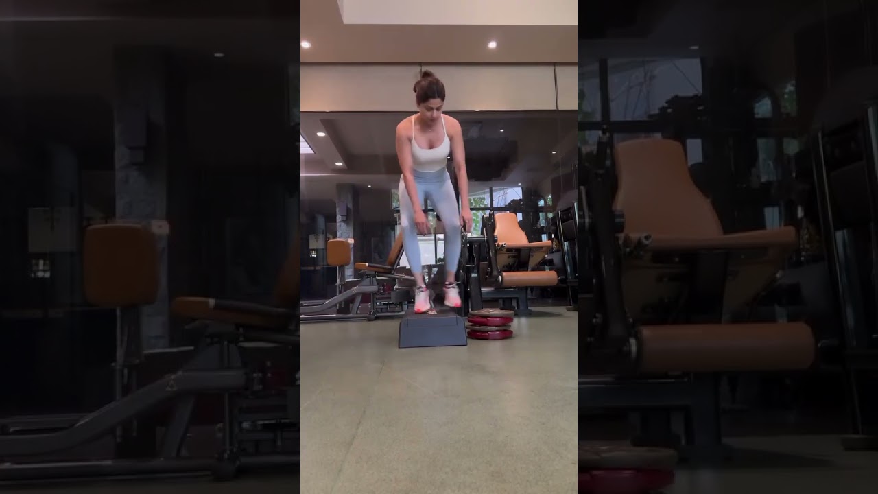 Shamita Shetty serving cardio & coordination – like a total boss